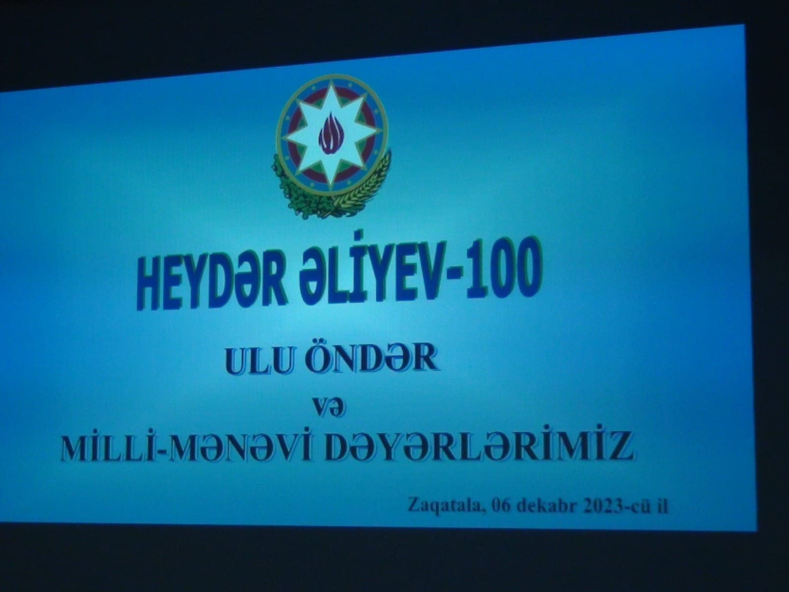 “HEYDƏR ƏLİYEV-100 Ulu Öndər və Milli-Mənəvi Dəyərlərimiz” mövzusunda konfrans keçirilib